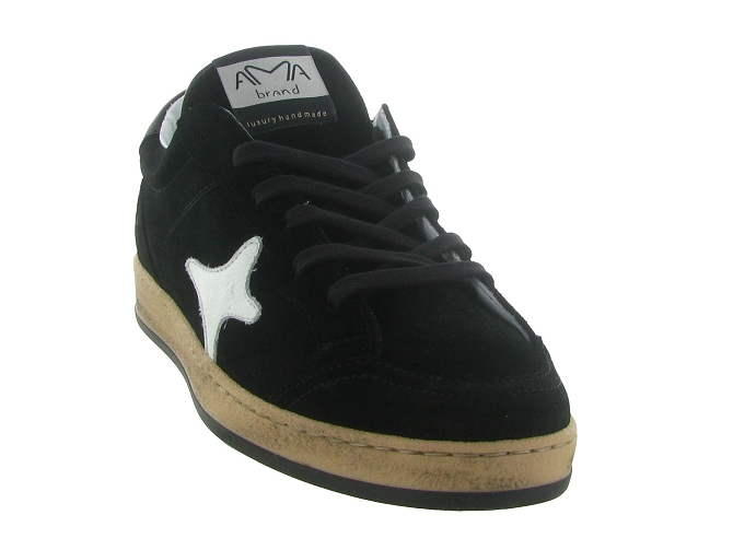 baskets et sneakers - Tendance - homme - Cuir - Noir - Ama brand5821501_3
