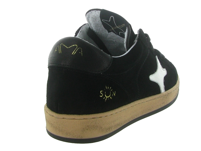 baskets et sneakers - Tendance - homme - Cuir - Noir - Ama brand5821501_5
