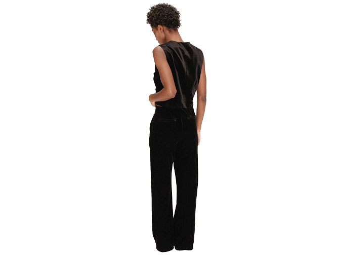 pantalon - DROIT - vetement femme - Synthétique - Noir - Grace and mila5825601_5