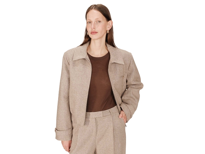 veste -   - vetement femme - Laine - Beige - Grace and mila5825701_2