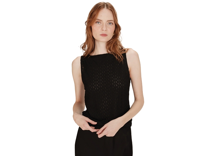 tee shirt - DEBARDEUR - vetement femme - Synthétique - Noir - Grace and mila5825901_3