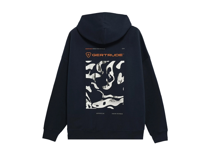 sweat - ML - vetement homme - Coton - Bleu Marine - Gertrude5826301_2