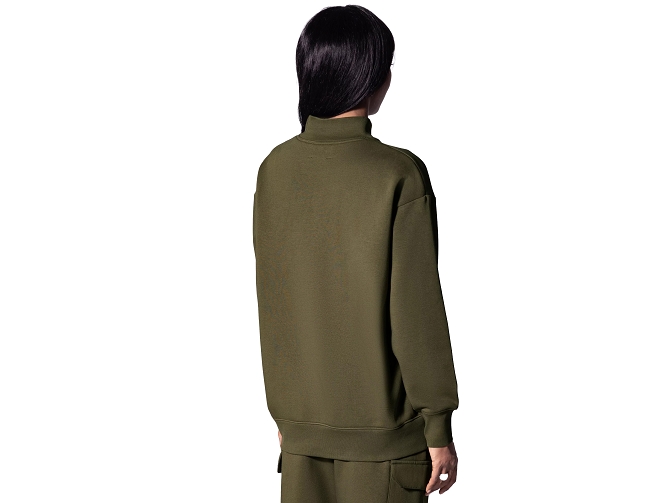 sweat - SANS CAPUCHE - vetement femme - Coton - Kaki - Gertrude5826401_4