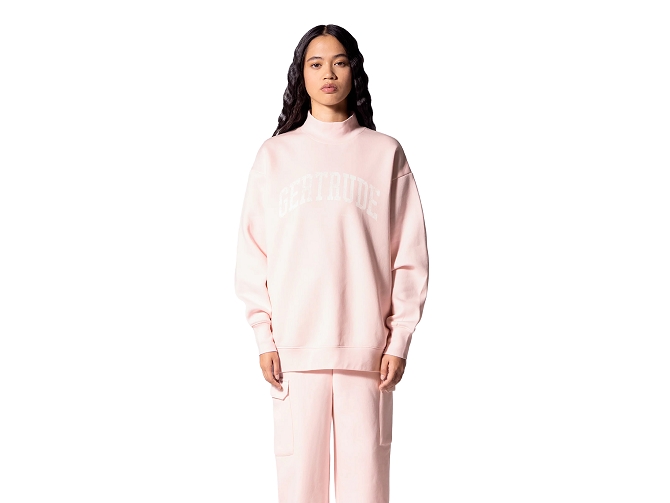 sweat - SANS CAPUCHE - vetement femme - Coton - Rose - Gertrude5826402_2