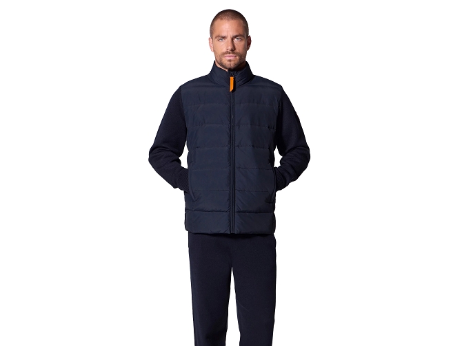 gilet - ML - vetement homme - Coton - Bleu Marine - Gertrude5826502_2