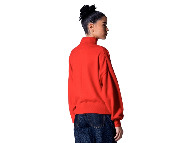 pull - ML - vetement femme - Coton - Rouge - Gertrude5826601_3