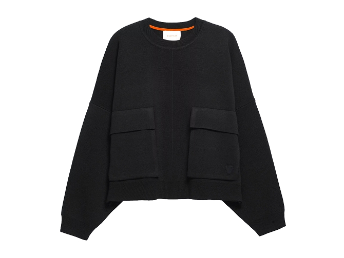 pull -  - vetement femme - Coton - Noir - Gertrude