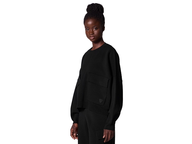pull -  - vetement femme - Coton - Noir - Gertrude5827002_3