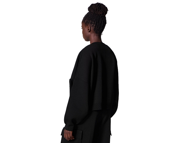 pull -  - vetement femme - Coton - Noir - Gertrude5827002_4