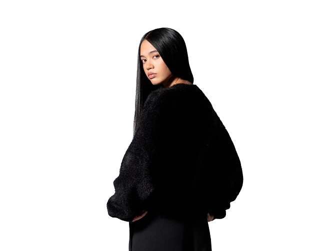 pull - ML - vetement femme - Coton - Noir - Gertrude5827301_4