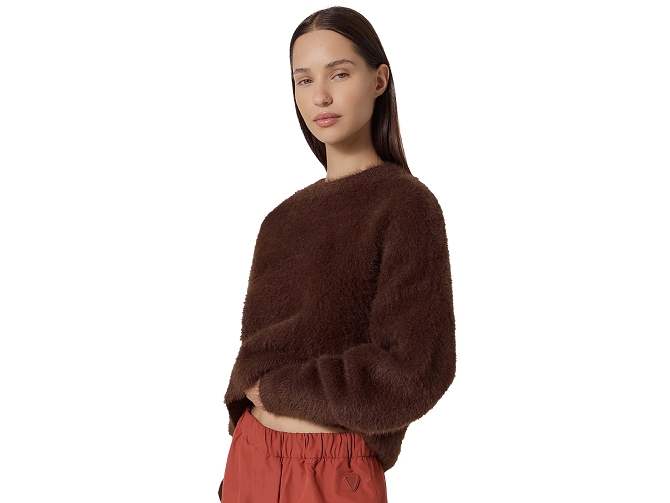 pull - MANCHE LONGUE - vetement femme - Coton - Bordeaux - Gertrude5827302_2