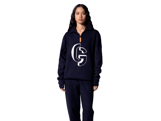 pull - ML - vetement homme - Coton - Bleu Marine - Gertrude5827802_4