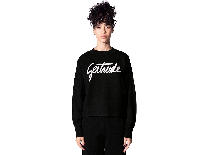 pull - ML - vetement femme - Textile - Noir - Gertrude5828001_2