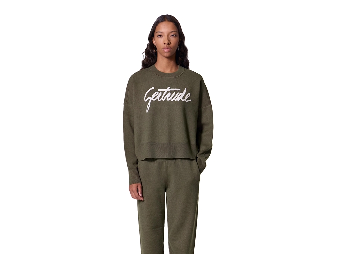 pull - ML - vetement femme - Textile - Kaki - Gertrude5828002_2