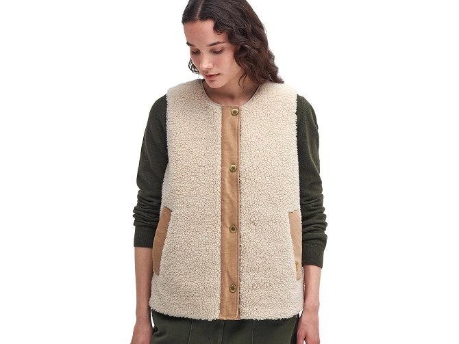 gilet - SM - vetement femme - Coton - Beige - Barbour5829501_2