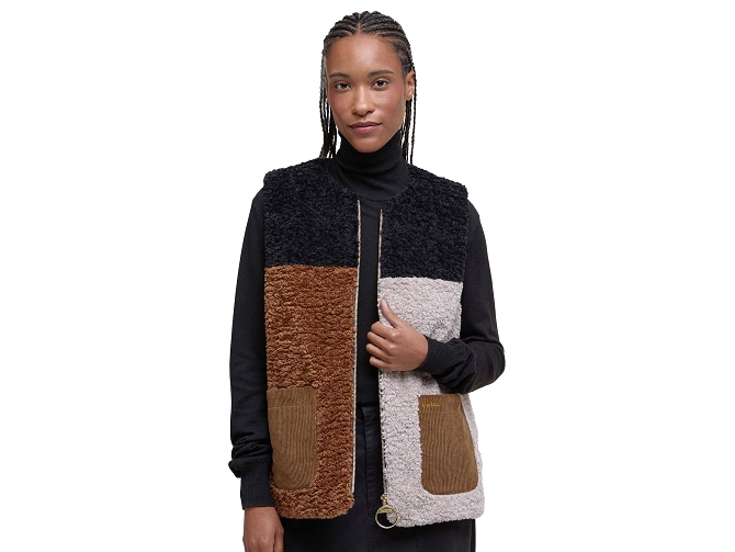 gilet - SM - vetement femme - Coton - Marron - Barbour