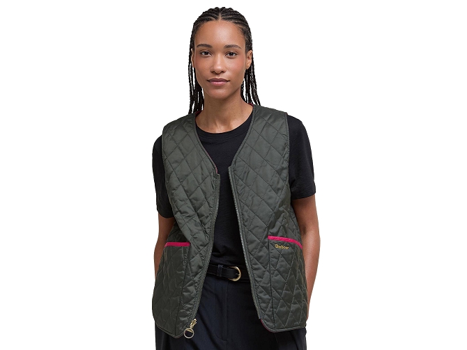 gilet - SM - vetement femme - Coton - Vert - Barbour