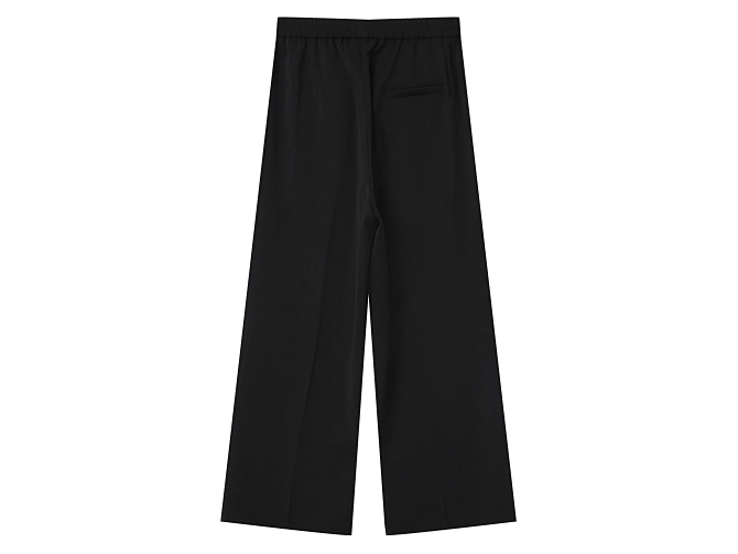 pantalon - DROIT - vetement femme - Coton - Noir - Grace and mila5831402_4
