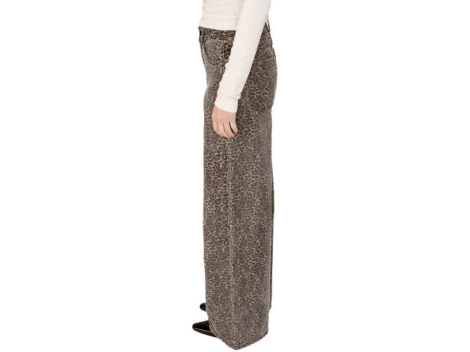 pantalon - DROIT - vetement femme - Coton - Léopard - Grace and mila5831501_4