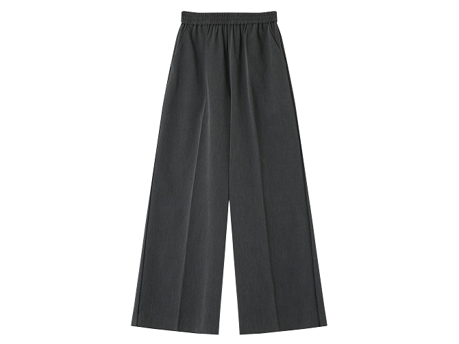 pantalon - DROIT - vetement femme - Textile - Anthracite - Grace and mila