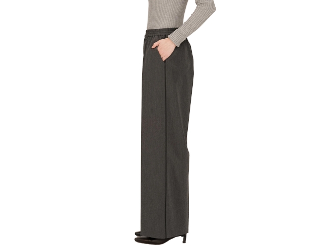pantalon - DROIT - vetement femme - Textile - Anthracite - Grace and mila5831801_4