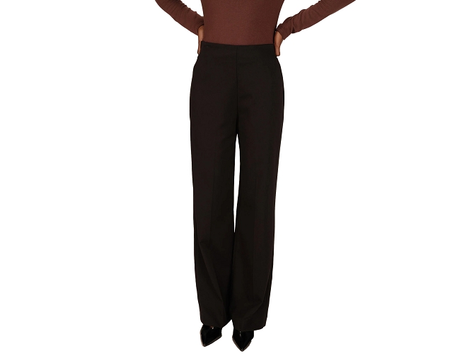 pantalon - DROIT - vetement femme - Textile - Noir - Grace and mila5831901_2