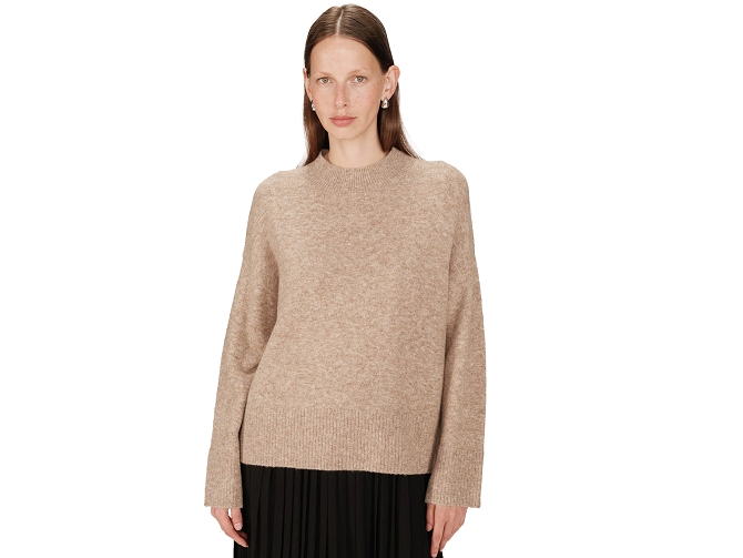 pull - ML - vetement femme - Textile - Beige - Grace and mila5832201_2