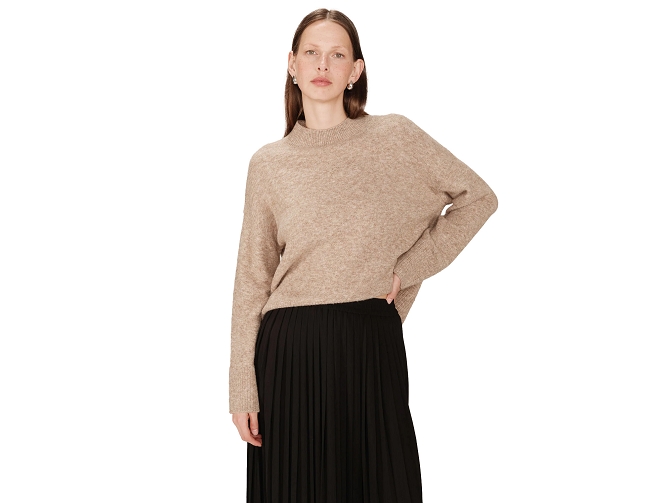 pull - ML - vetement femme - Textile - Beige - Grace and mila5832201_4