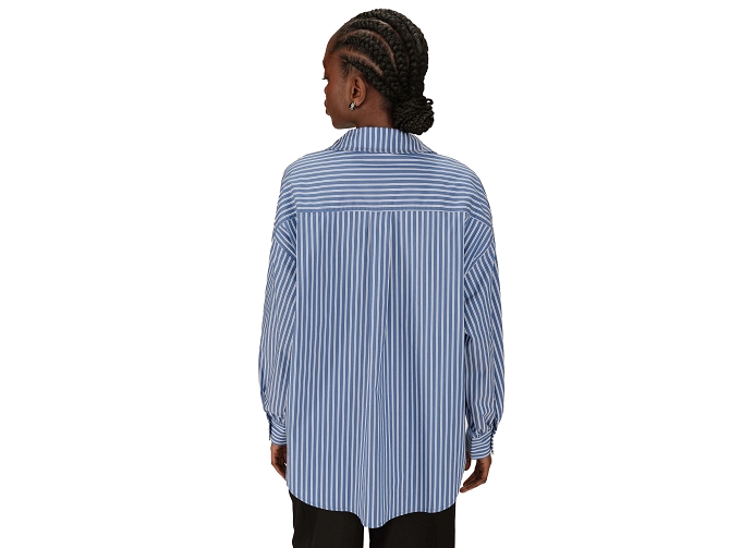 chemise - ML - vetement femme - Coton - Bleu - Grace and mila5832301_5