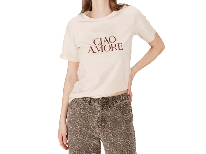 tee shirt - MC - vetement femme - Coton - Blanc - Grace and mila5832701_2
