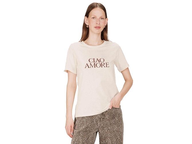 tee shirt - MC - vetement femme - Coton - Blanc - Grace and mila5832701_4