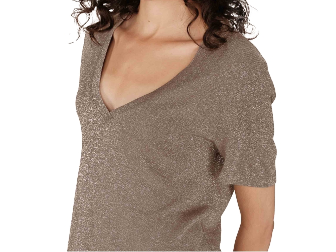 tee shirt - MC - vetement femme - Textile - Beige - Grace and mila5832801_4