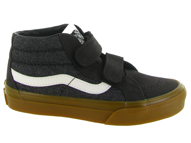 baskets et sneakers -  - junior garcon - Toile  - Noir - Vans