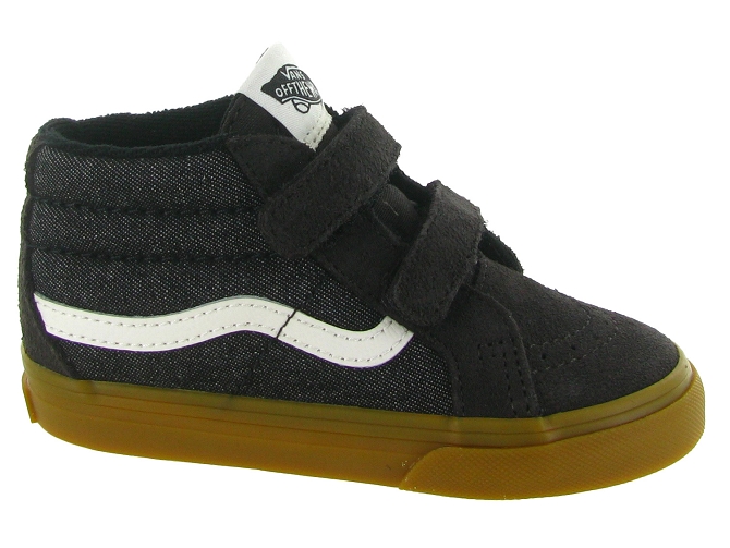 baskets et sneakers -  - junior garcon - Toile  - Noir - Vans