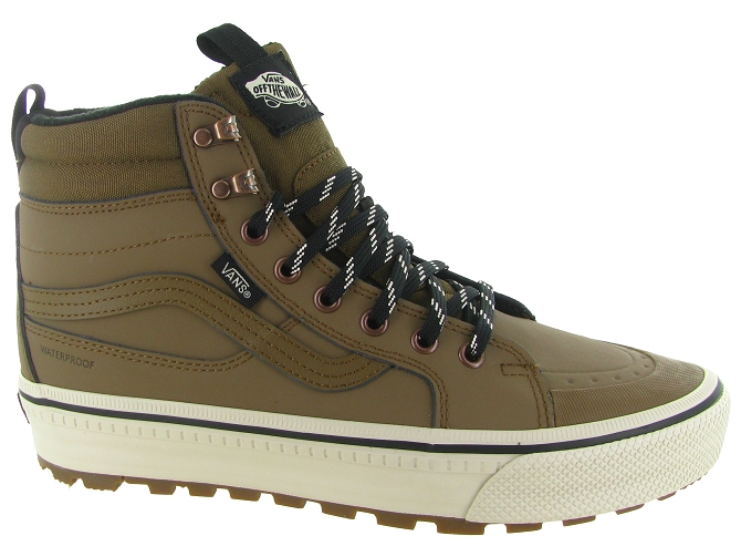 baskets et sneakers - Montante - homme - Toile  - Marron - Vans