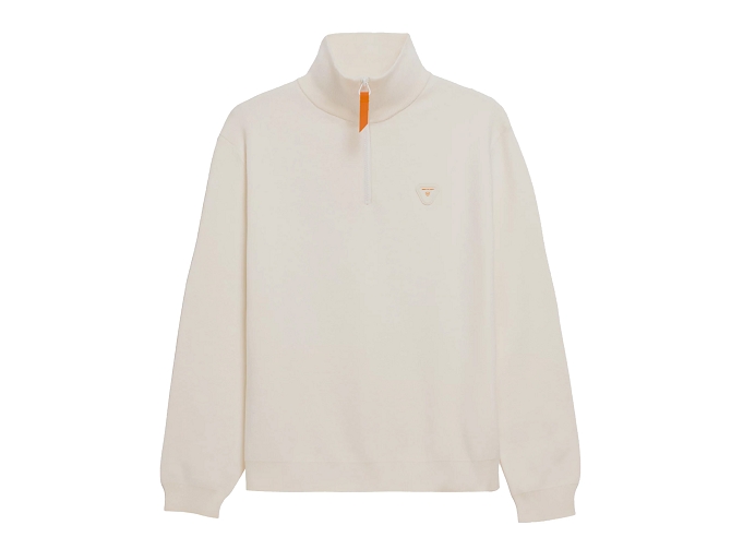 pull - MANCHE LONGUE - vetement homme - Coton - Crème - Gertrude