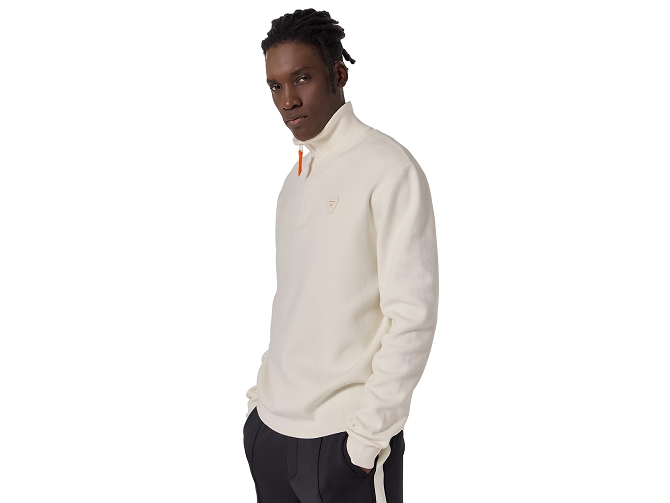 pull - MANCHE LONGUE - vetement homme - Coton - Crème - Gertrude5838003_2