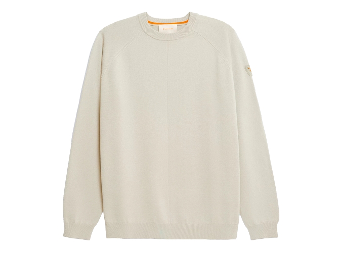 pull - MANCHE LONGUE - vetement homme - Coton - Crème - Gertrude