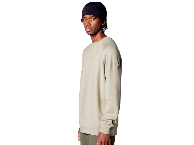 pull - MANCHE LONGUE - vetement homme - Coton - Crème - Gertrude5838102_4