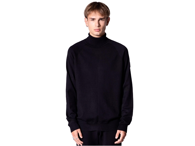 pull - ML - vetement homme - Coton - Noir - Gertrude5838201_2