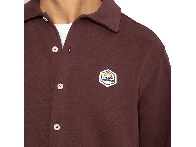 chemise - ML - vetement homme - Textile - Bordeaux - French disorder5839402_4