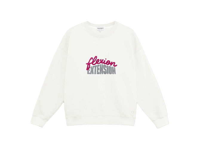 sweat - SANS CAPUCHE - vetement femme - Textile - Crème - French disorder