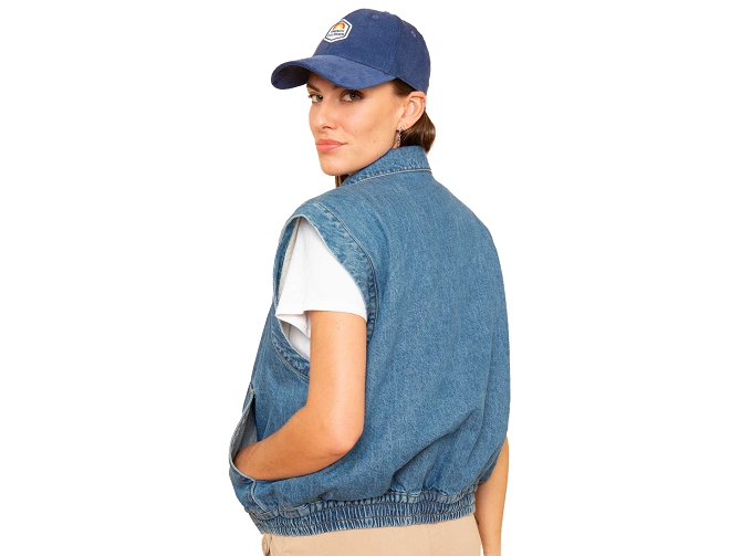 gilet - ML - vetement femme - Textile - Bleu jean - French disorder5840501_5