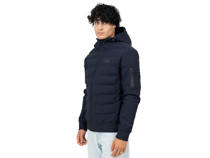 veste - BOMBER - vetement homme - Toile  - Bleu Marine - Bombers original5840801_3