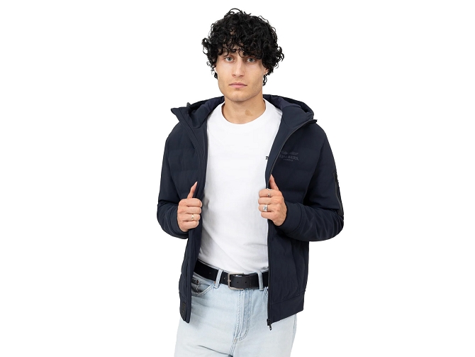 veste - BOMBER - vetement homme - Toile  - Bleu Marine - Bombers original5840801_4