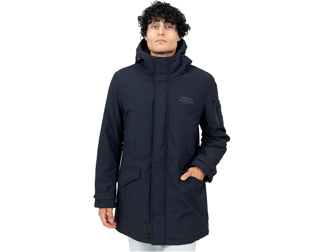 veste - BOMBER - vetement homme - Toile  - Bleu Marine - Bombers original