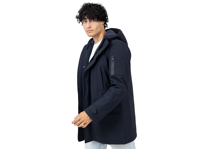 veste - BOMBER - vetement homme - Toile  - Bleu Marine - Bombers original5840901_2