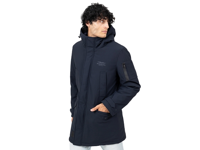 veste - BOMBER - vetement homme - Toile  - Bleu Marine - Bombers original5840901_3