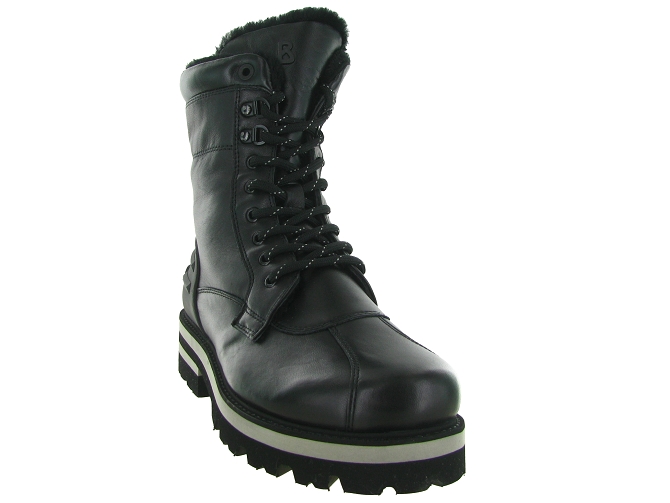 apres ski bottes fourrees - Bottine chaude - homme - Cuir - Noir - Bogner5847701_3