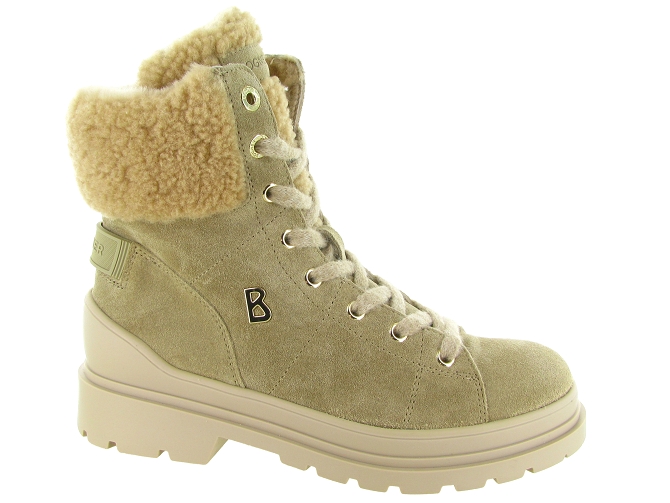 apres ski bottes fourrees - Botte fourrée - femme - Cuir - Beige - Bogner